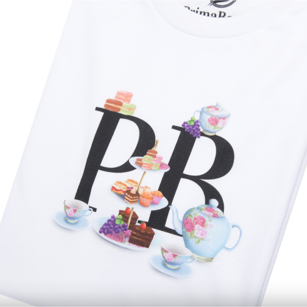 Adults Organic Cotton T-Shirt Afternoon Tea