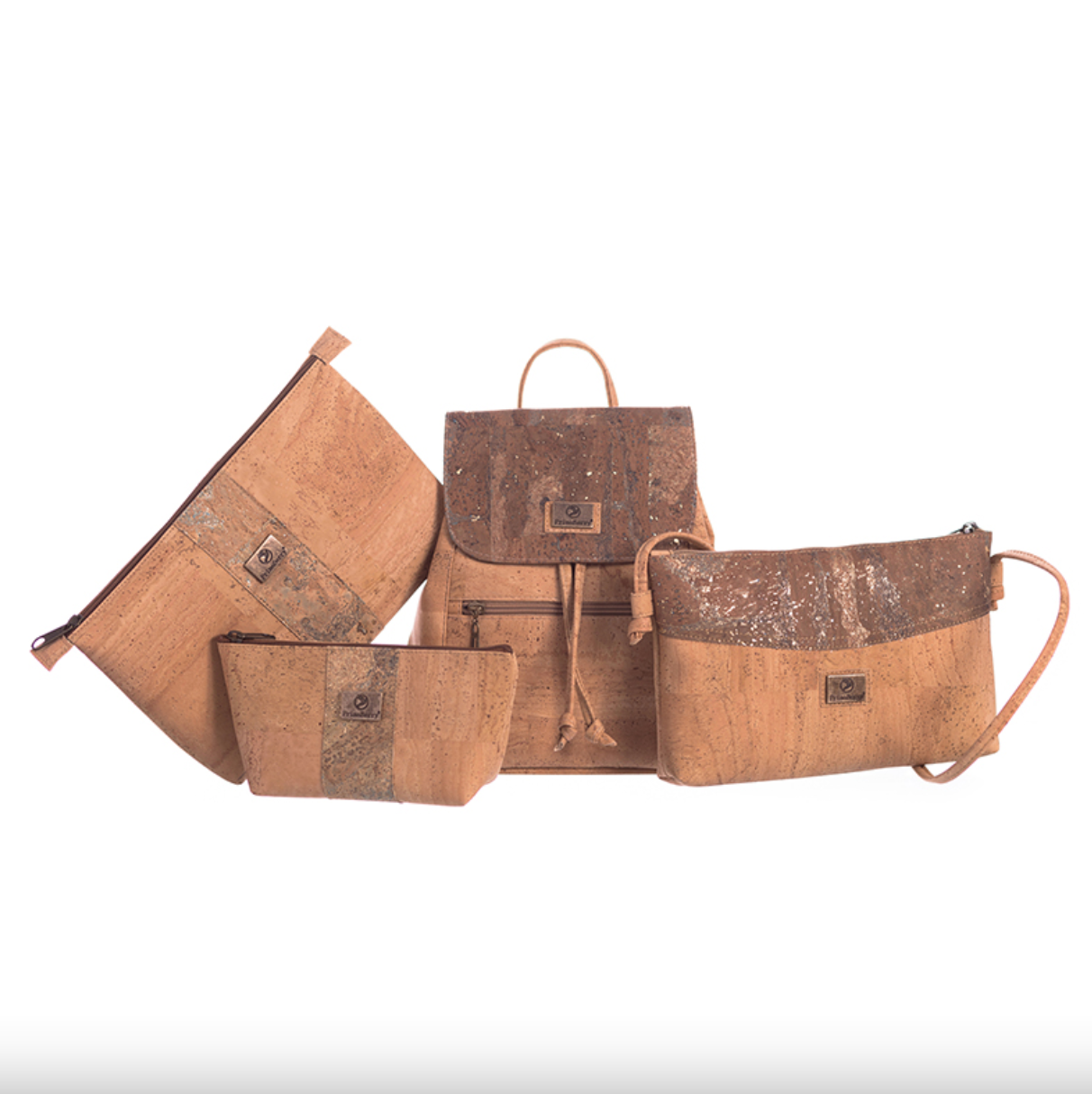 Small Map Cosmetic Bag: Stylish and Functional Travel Bag with a Vintage Map Design, Made from Sustainable Cork