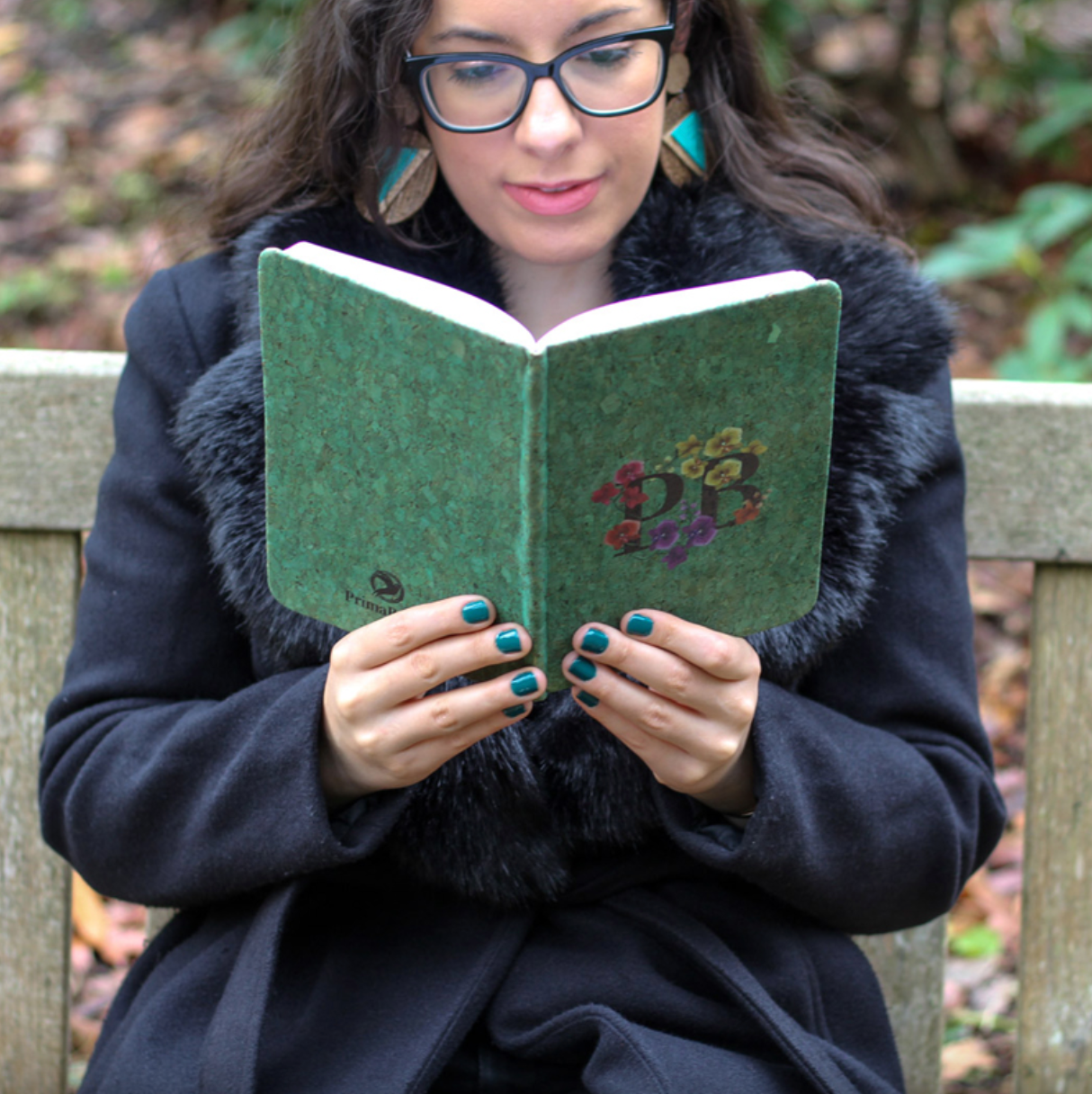 Orchid Cork Notebook: Eco-Friendly Notebook with Orchid Design for Nature Lovers, Students, Writers, and Vegans