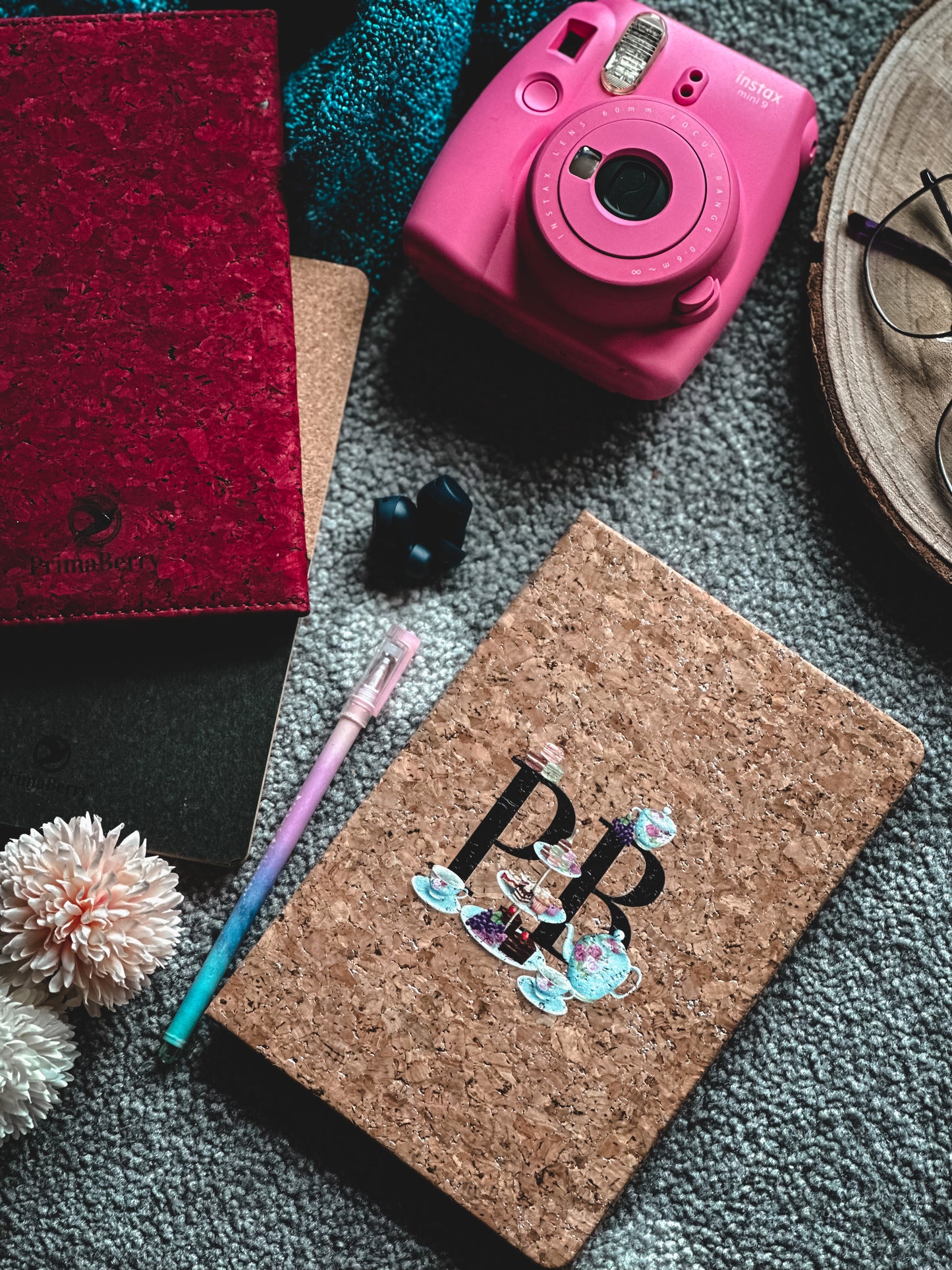 Afternoon Tea Perfect Gift for Tea Lovers Cork Notebook