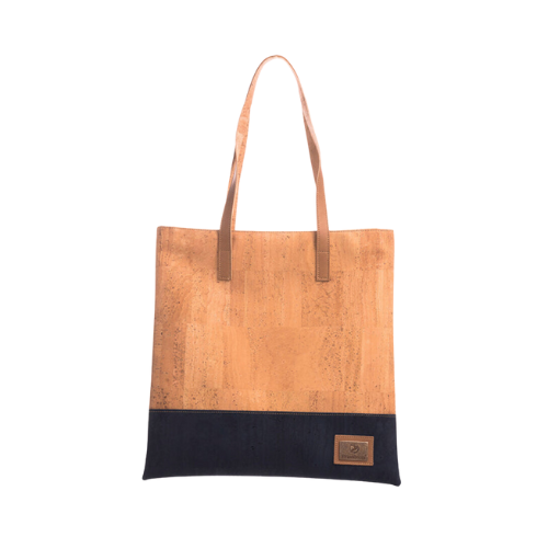 Blue Cork Shopping Bag