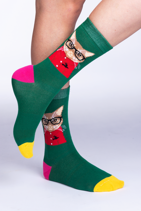 Fashionista Crew Socks: Stylish and Comfortable Bamboo Socks for Women