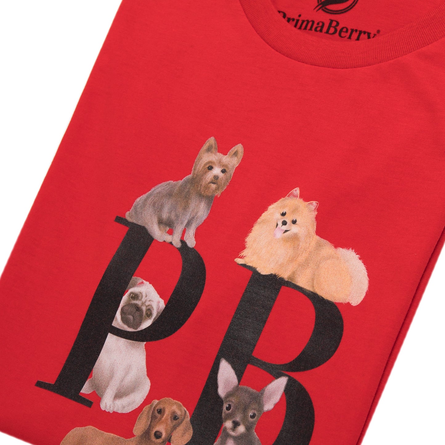 Camiseta de algodão orgânico Dogmania: camiseta elegante e sustentável para amantes de cães
