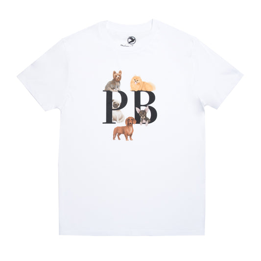 Camiseta de algodão orgânico Dogmania: camiseta elegante e sustentável para amantes de cães