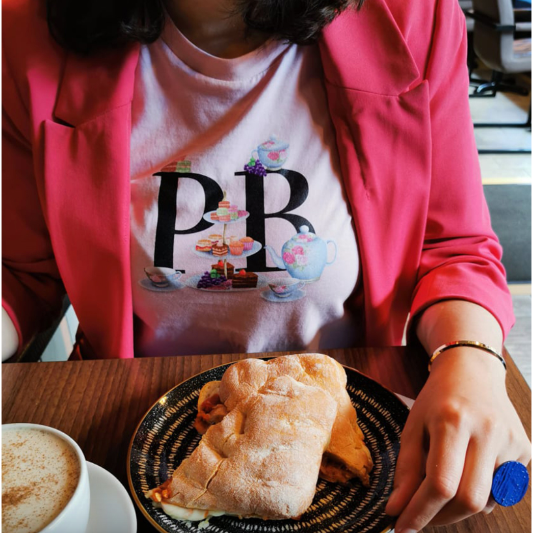 T-Shirt „Afternoon Tea“ aus Bio-Baumwolle für Erwachsene