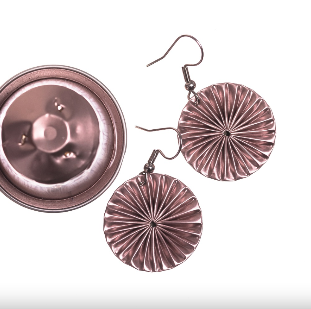Coffee Pods Earrings (Fully Open Fan)