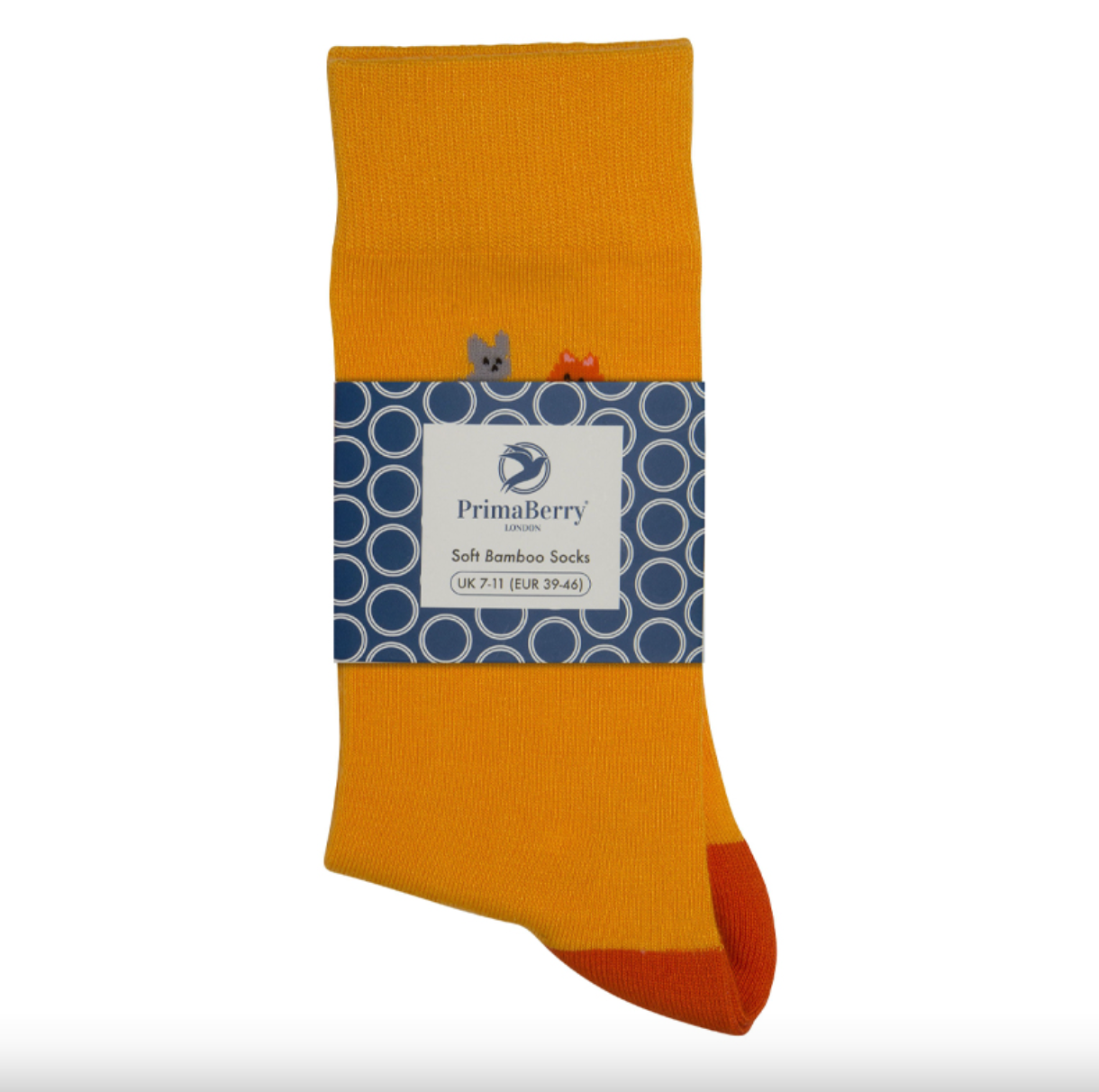 Dogmania Orange Dog Bamboo Socks: Stylish and Comfortable Socks for Dog Lovers