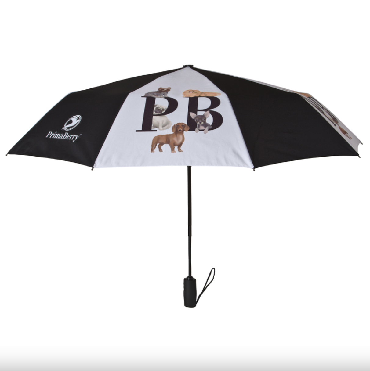 Guarda-chuva dobrável DogMania: guarda-chuva elegante e sustentável para amantes de cães