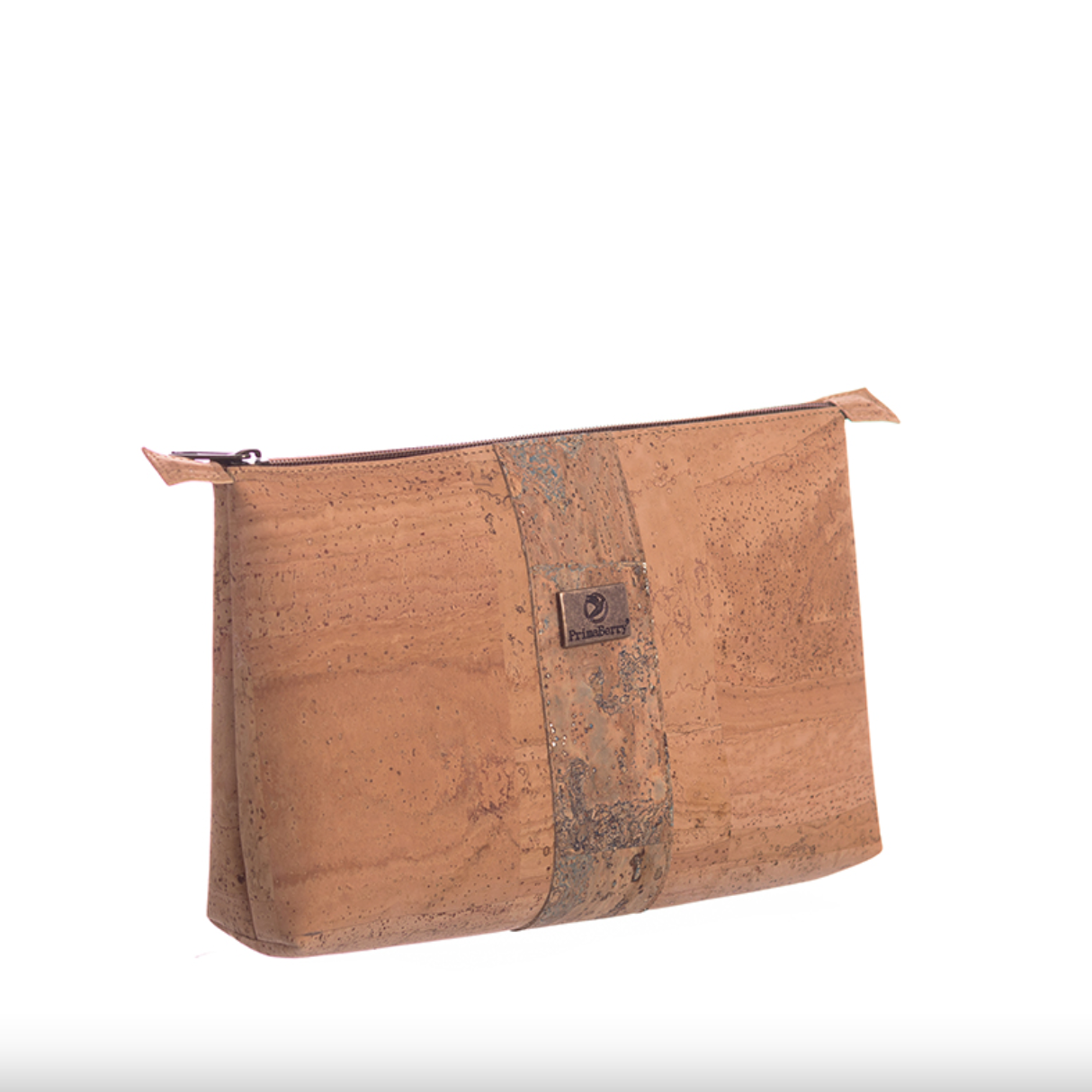 Große Karten-Kosmetiktasche: Stilvolle und funktionale Reisetasche mit Vintage-Kartendesign, hergestellt aus nachhaltigem Kork