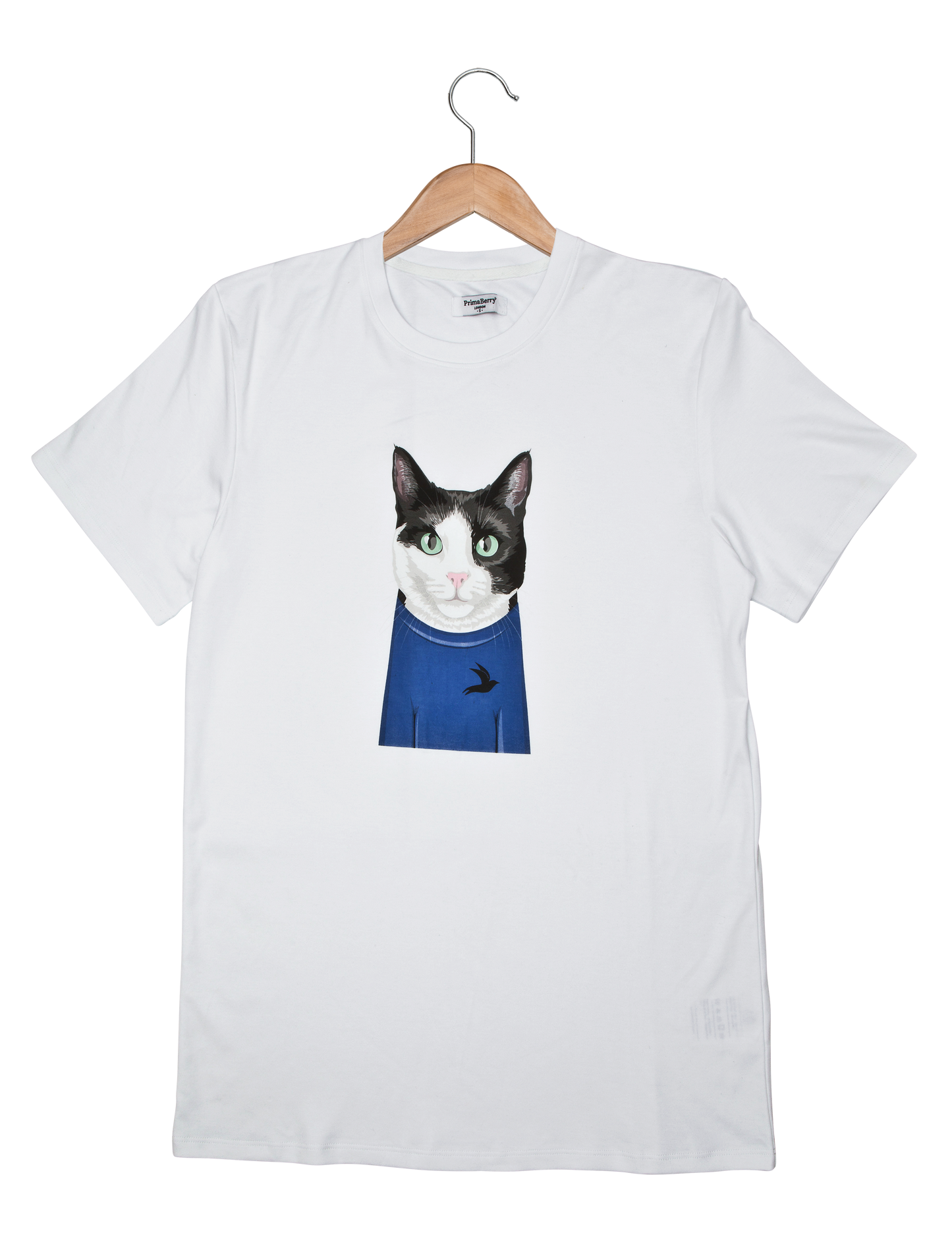 Serenity Cat Pima Cotton T Shirt Stylish and Sustainable T Shirt