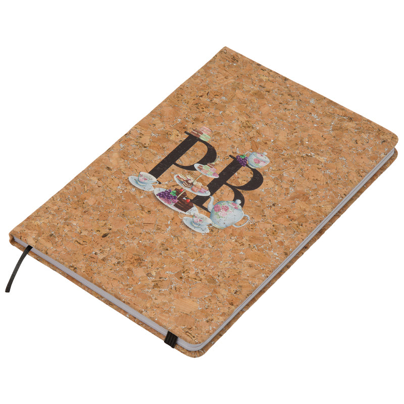 Prima Notebooks Afternoon Tea Perfect Gift for Tea Lovers Cork Notebook – PrimaBerry
