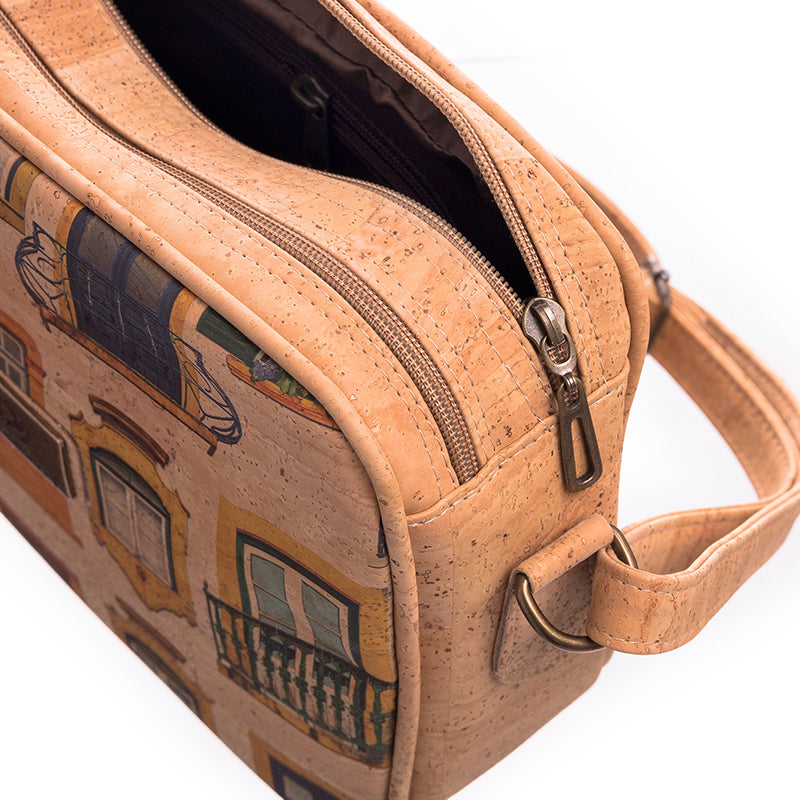 window collection cork crossbody bag