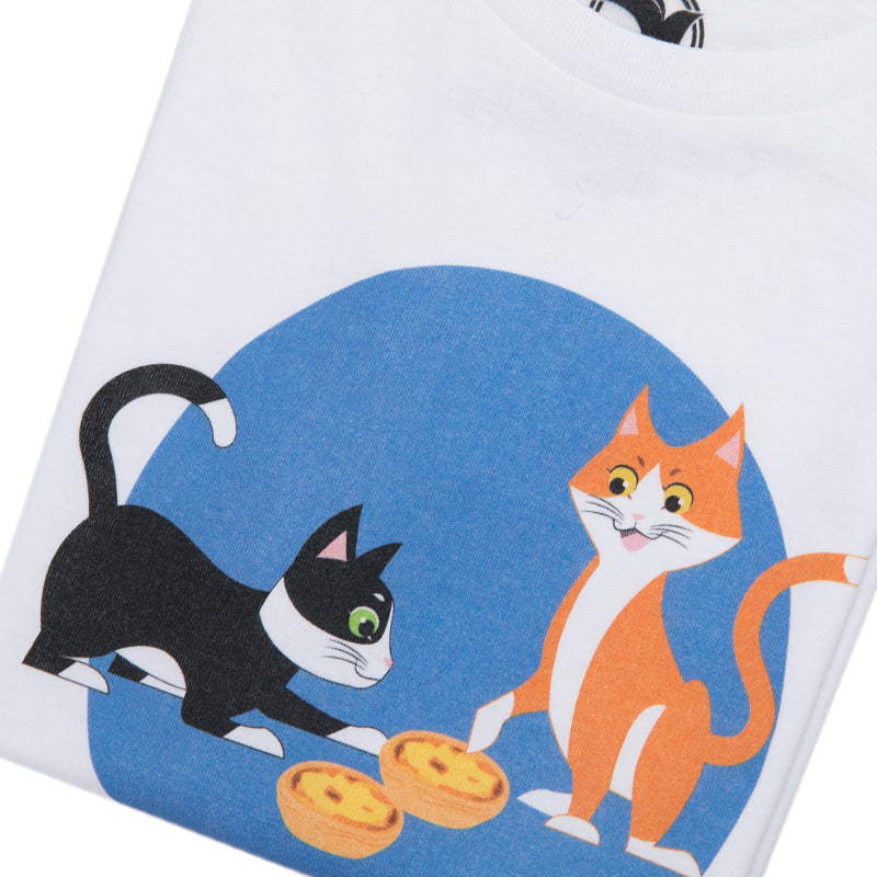 kids organic cotton cat t-shirt