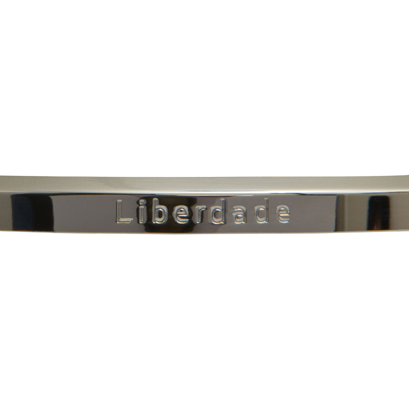 mens liberdade stainless steel bracelet