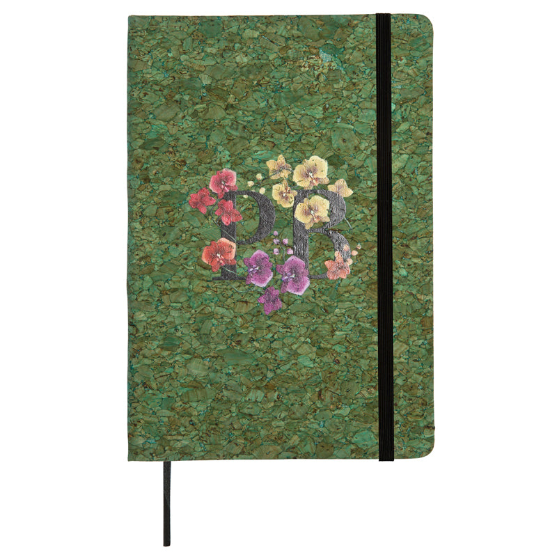 orchid cork notebook
