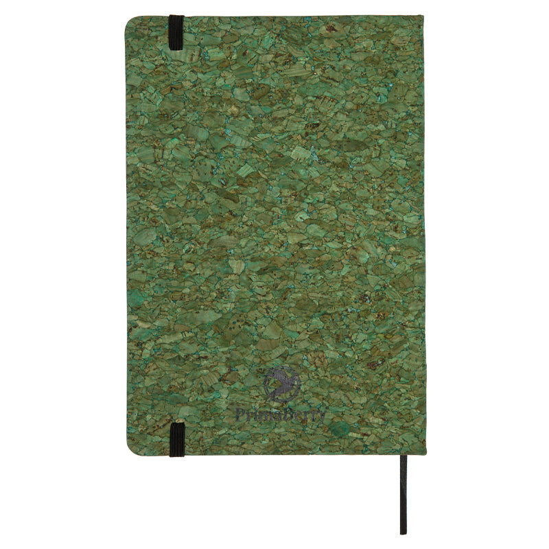 green cork notebook