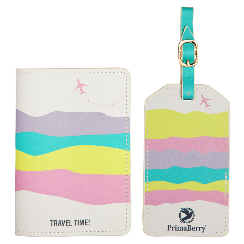 sunrise passport cover and luggage tag