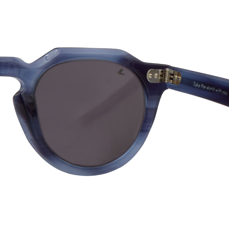 unisex blue sunglasses
