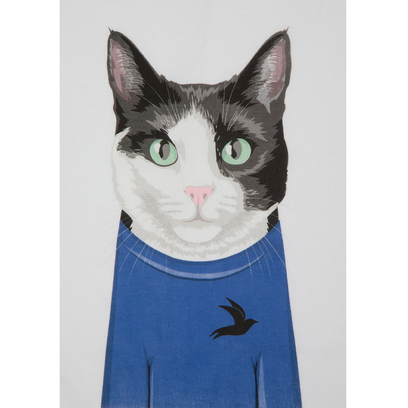 unisex pima cotton cat t-shirt