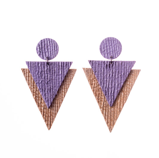 vice and virtue banana fibre earrings